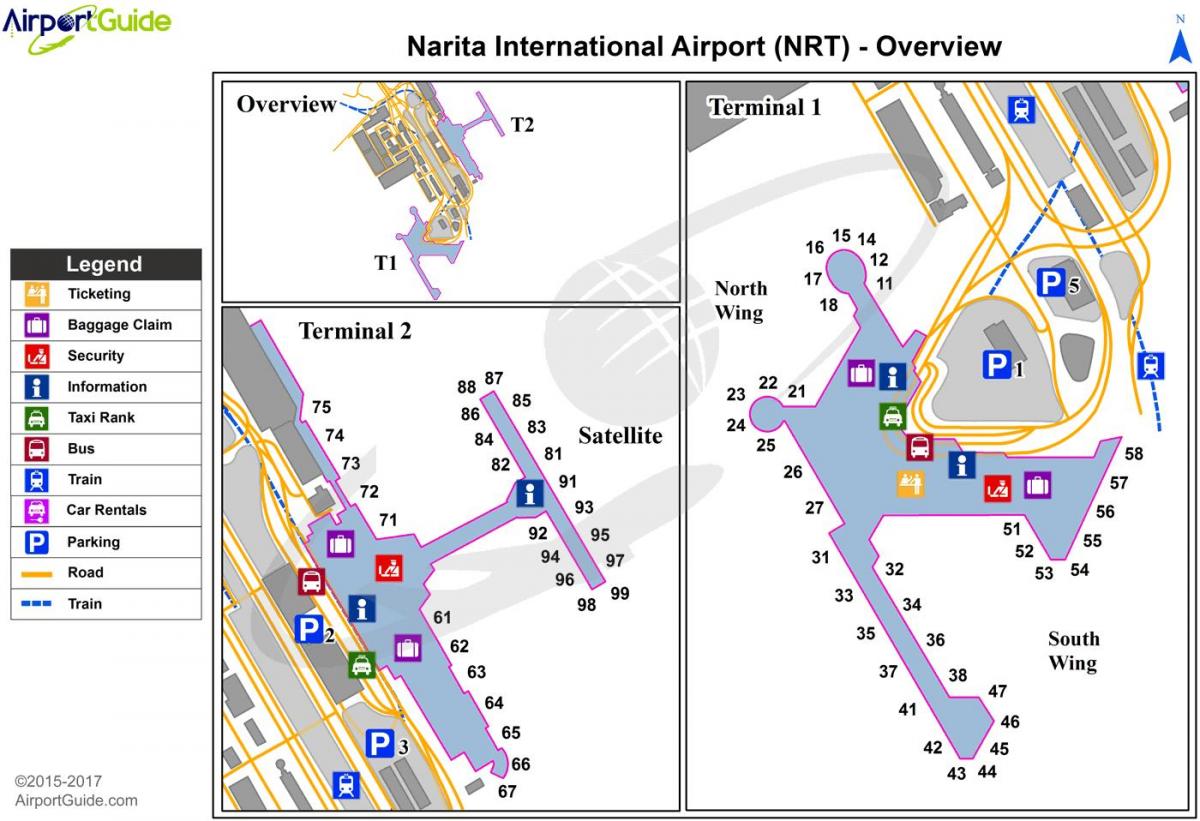 nrt Tokio lotnisko mapa