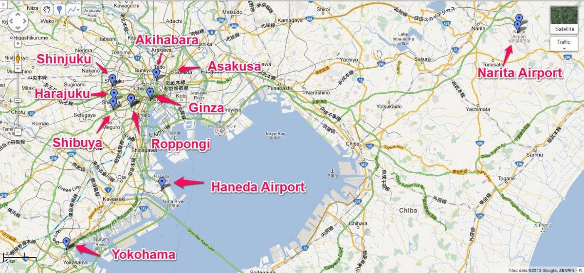 map-lotniska-tokio-haneda-mapie-kanto-japonia