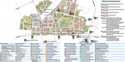 Mapa kampusu хонго
