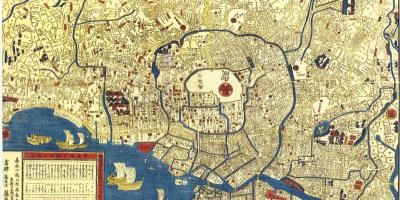 Mapa starego Tokio