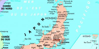 Mapa Japonii Tokio
