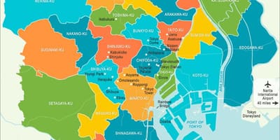 Mapa Tokio