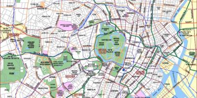Mapa miasta Tokio
