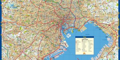 Mapa ulic Tokio