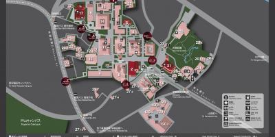 Uniwersytet waseda campus mapa