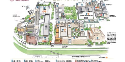 Mapa Sophia university